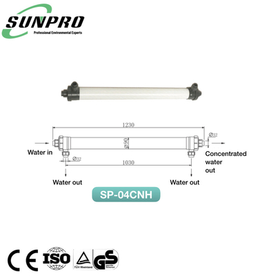 water filtration ultrafiltration membrane upside down for seawater desalination system