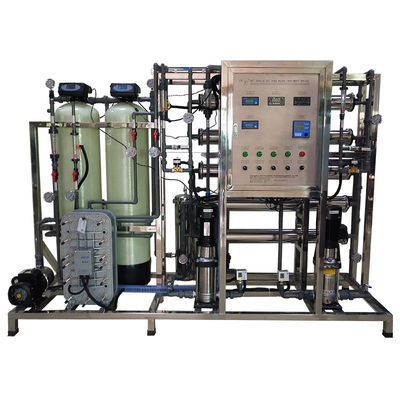 500LPH Hotels Water RO EDI System Polished Mixed Bed Resin Ultrapure Ion Exchange For Pharmaceuticals