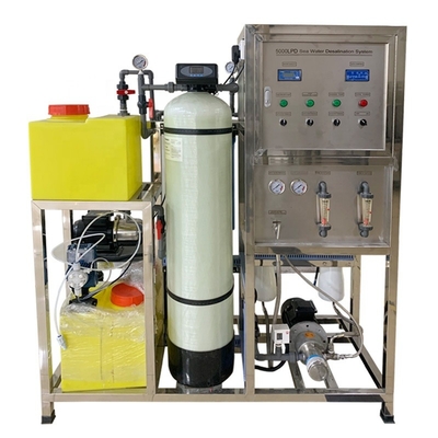 Pure salt water to fresh water borehole automatic salt water filter desalination treatment plant underground system for irrigation or drinking water