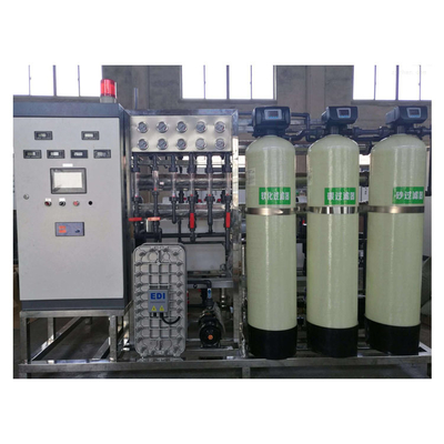 Water purification double stage 3000 gpd reverse osmosis water treatment machine RO EDI System